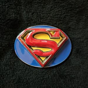 Superman Logo Belt Buckle